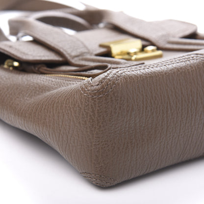 3.1 Phillip Lim 3.1 Textured Calfskin Mini Pashli Satchel Taupe 9 of 11