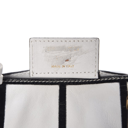 Balenciaga Agneau Papier Ledger Tote White Black 8 of 13