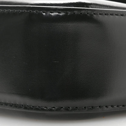 Celine Shiny Calfskin Triomphe Shoulder Bag Black 11 of 11