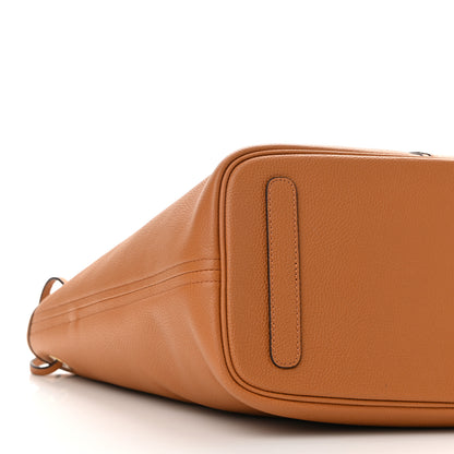 MCM Calfskin Medium Liz Reversible Shopper Tote Cognac 14 of 17
