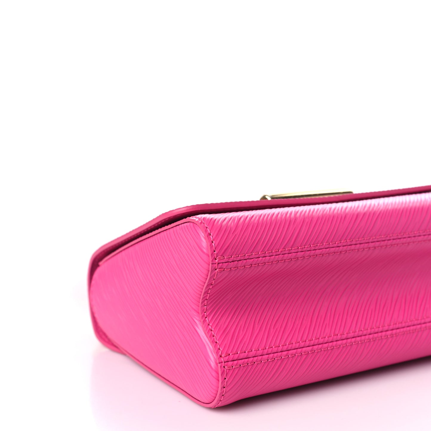 Epi Twist Braided Chain Shoulder Bag PM Rose Miami Pink