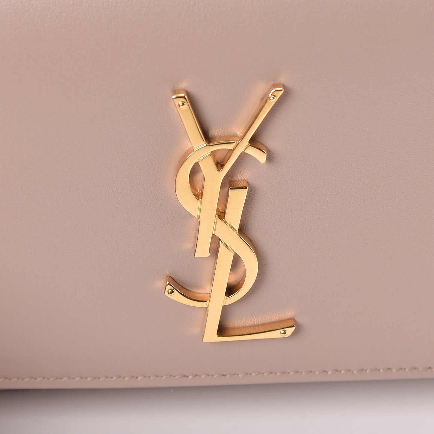 Smooth Calfskin Monogram Kate Belt Bag Natural
