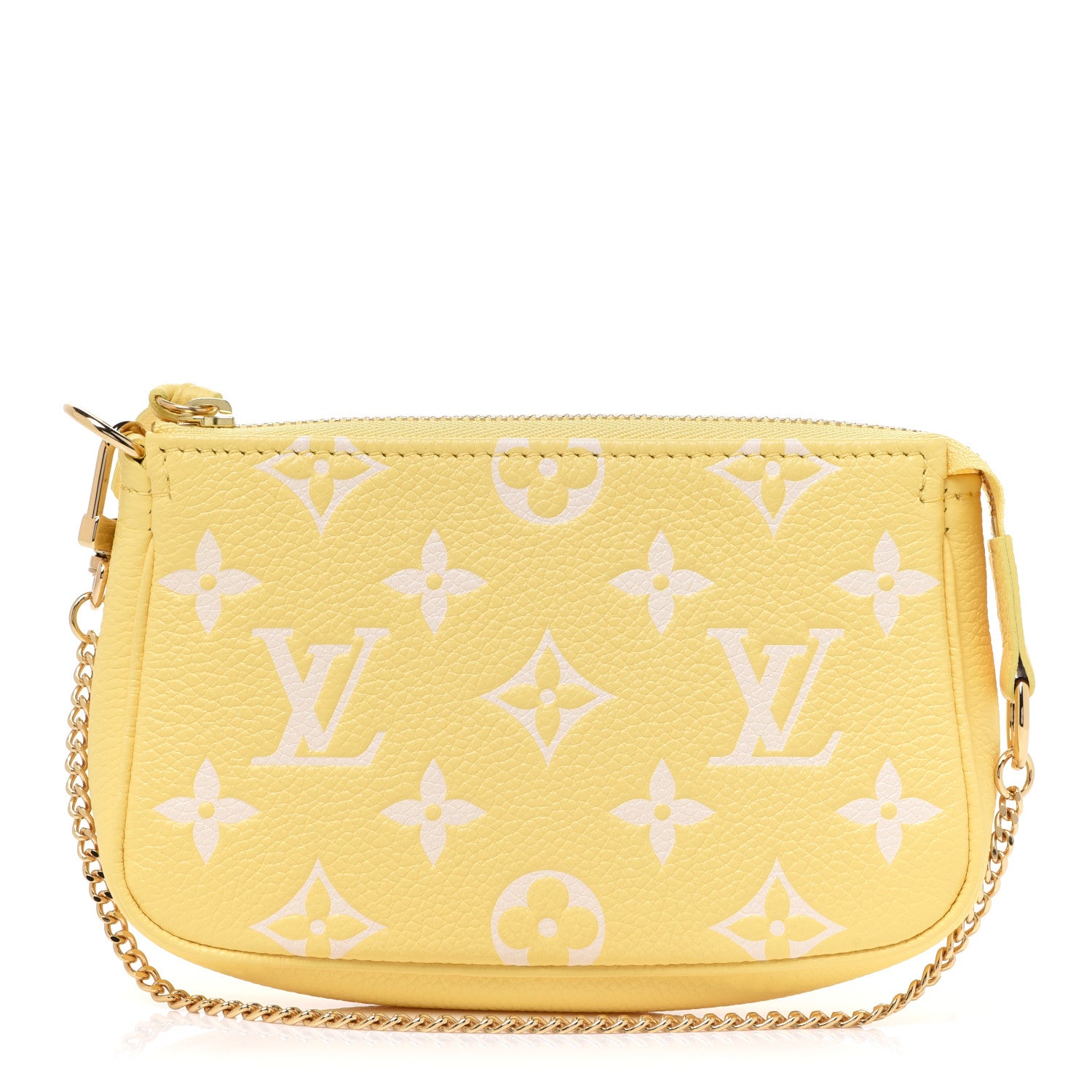 Louis Vuitton Empreinte Monogram Mini Pochette Accessories Lemon Curd Yellow 1 of 6