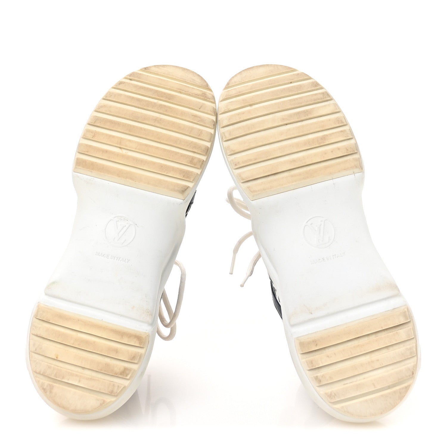 Louis Vuitton Patent Monogram Stripe LV Archlight Sneakers 36 White Blue 6 of 10