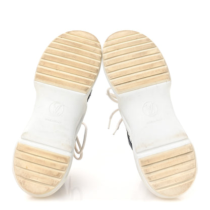 Louis Vuitton Patent Monogram Stripe LV Archlight Sneakers 36 White Blue 6 of 10