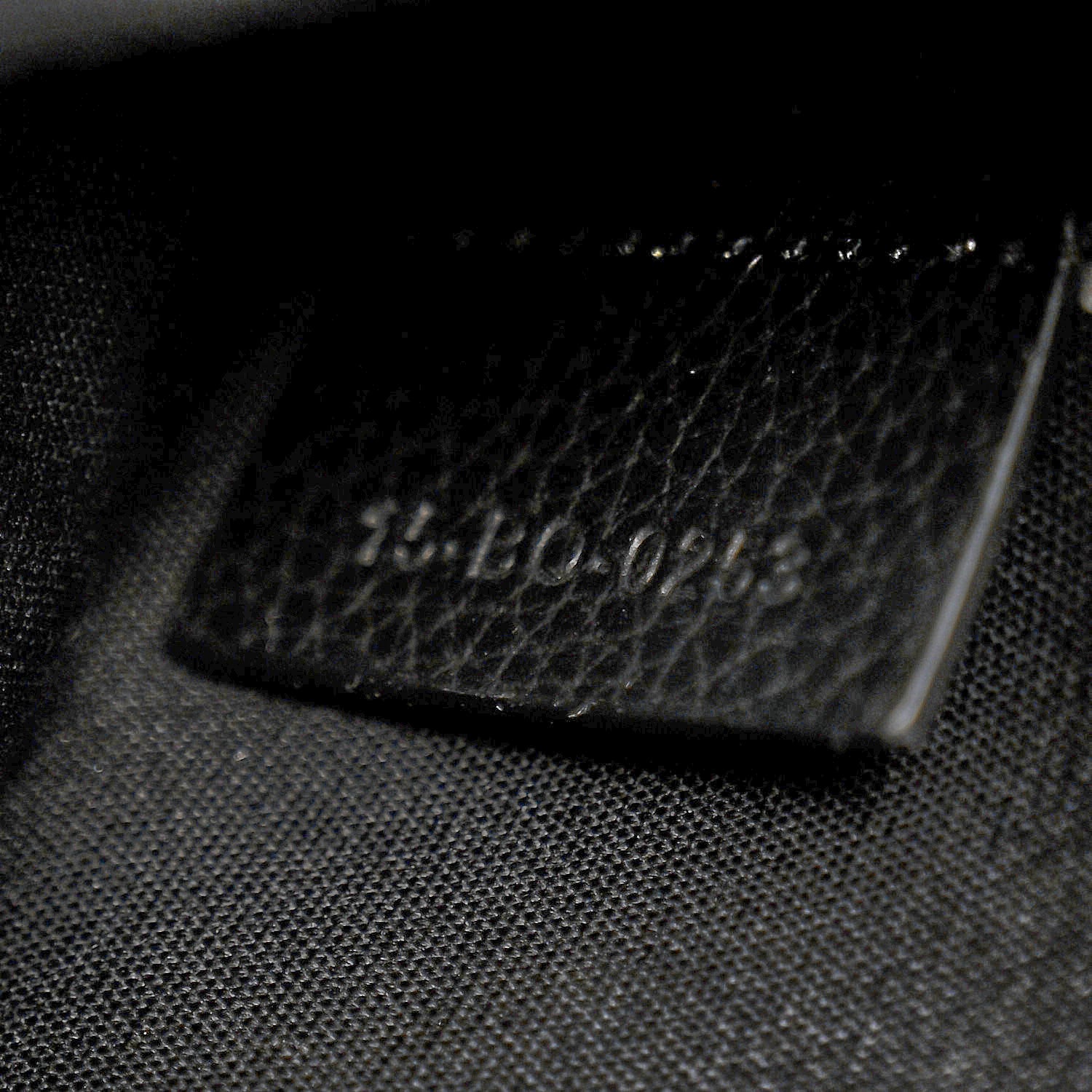 Christian Dior Oblique Jacquard Grained Calfskin Lingot Manity Toiletry Case Black 7 of 8