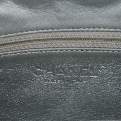 Chanel Metallic Aged Calfskin Quilted Timeless Clutch Silver 6 of 7