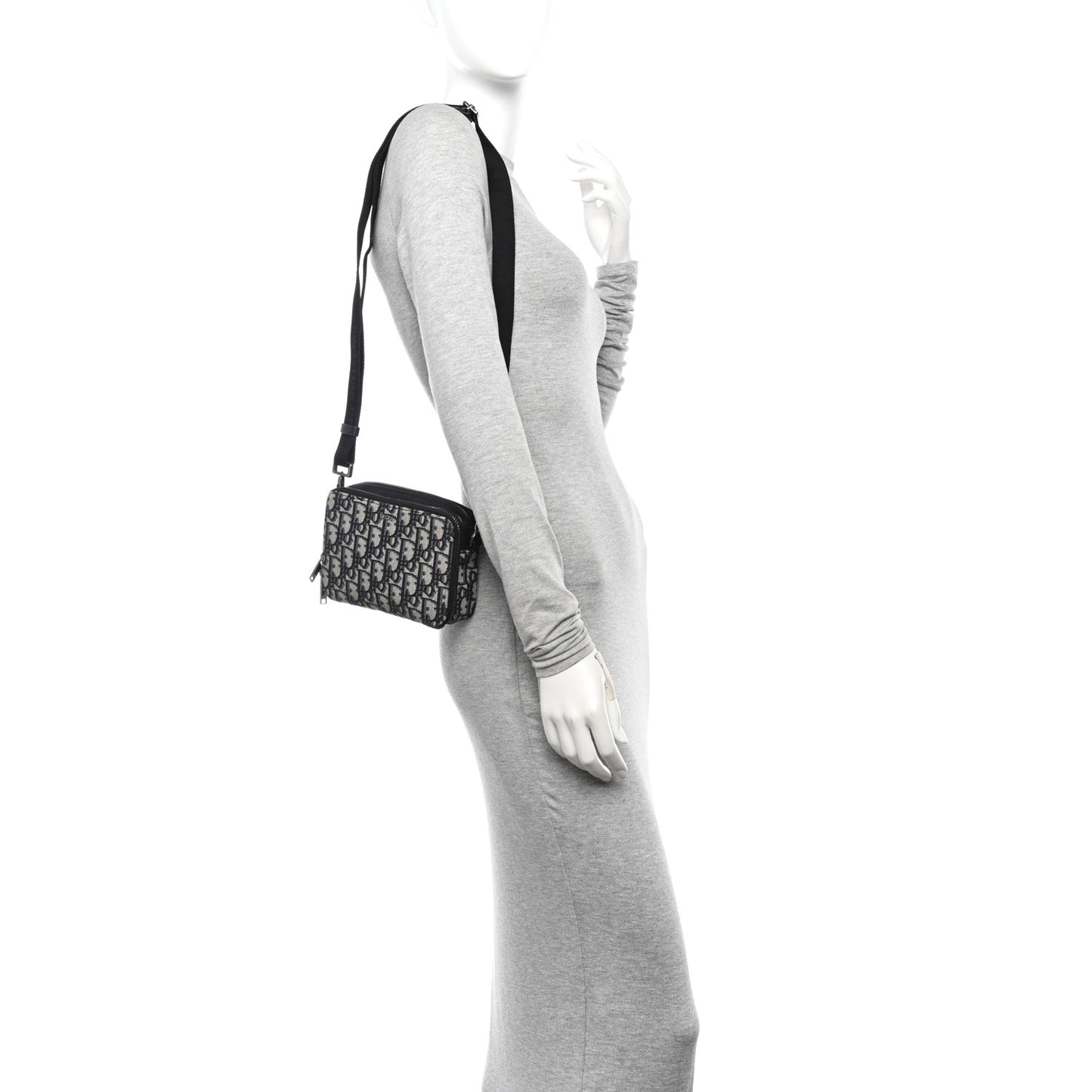 Oblique Pouch Navy Blue