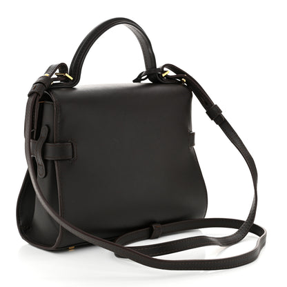 Delvaux Smooth Calfskin Mini Tempete Satchel Brown 3 of 10
