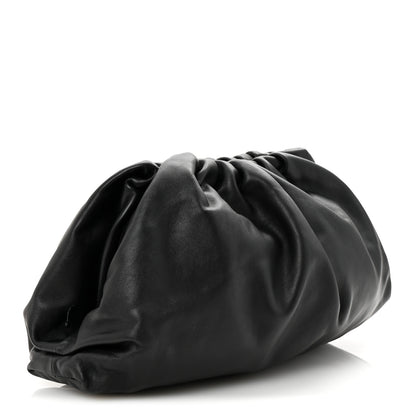 Bottega Veneta Smooth Butter Calf The Pouch Oversized Clutch Black 3 of 7