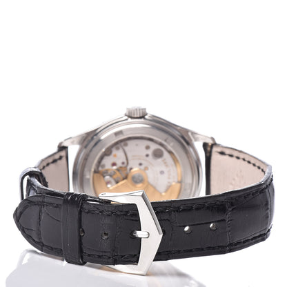 Patek Philippe Platinum Alligator 37mm Annual Calendar Moonphase Automatic Watch Black 5056P-001 4 of 12
