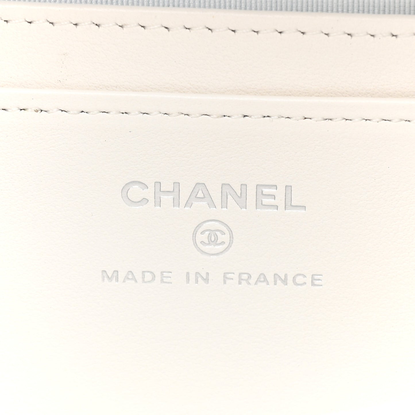 Caviar Quilted Camera Bag White