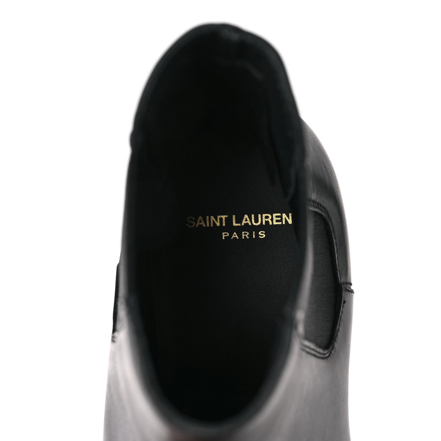 Saint Laurent Calfskin Mens Wyatt Chelsea Boots 39 Black 7 of 8