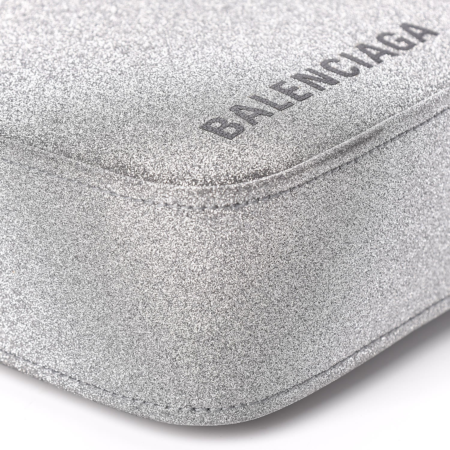 Balenciaga Glitter XS Triangle Duffle Argent Black 9 of 11