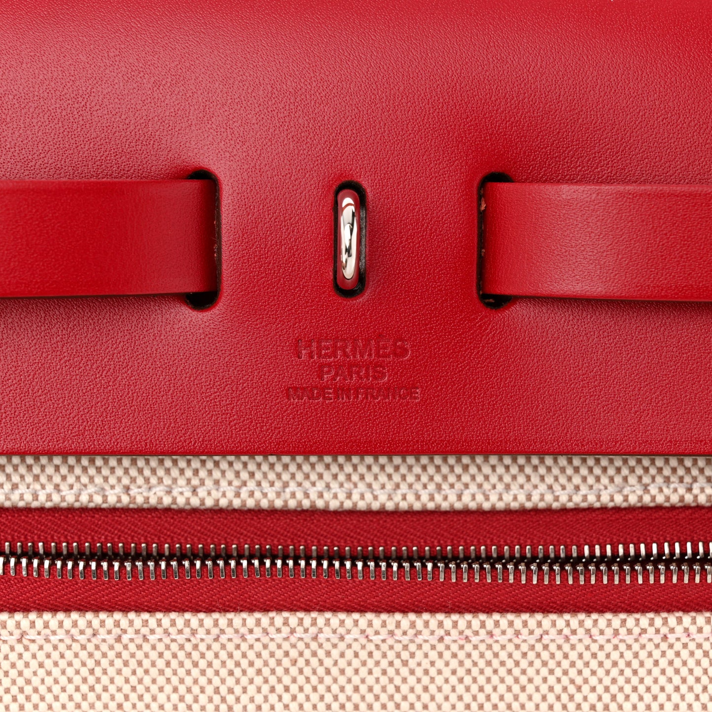 Toile H Berline Vache Hunter Herbag Zip PM 31 Rouge Piment Ecru