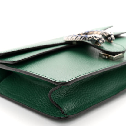 Gucci Dollar Calfskin Enamel Small Dionysus Shoulder Bag Emerald Electric Blue 9 of 10