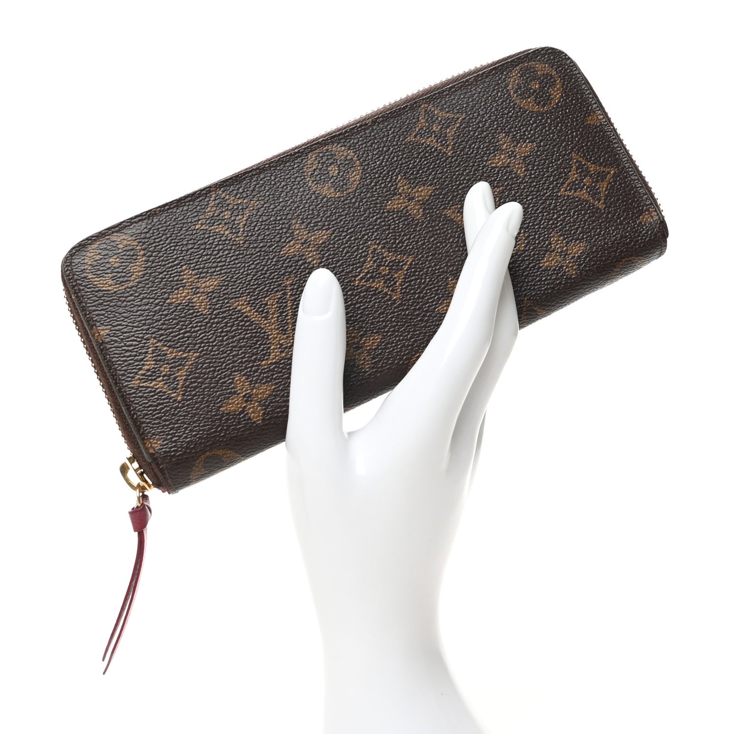 Monogram Clemence Wallet Fuchsia