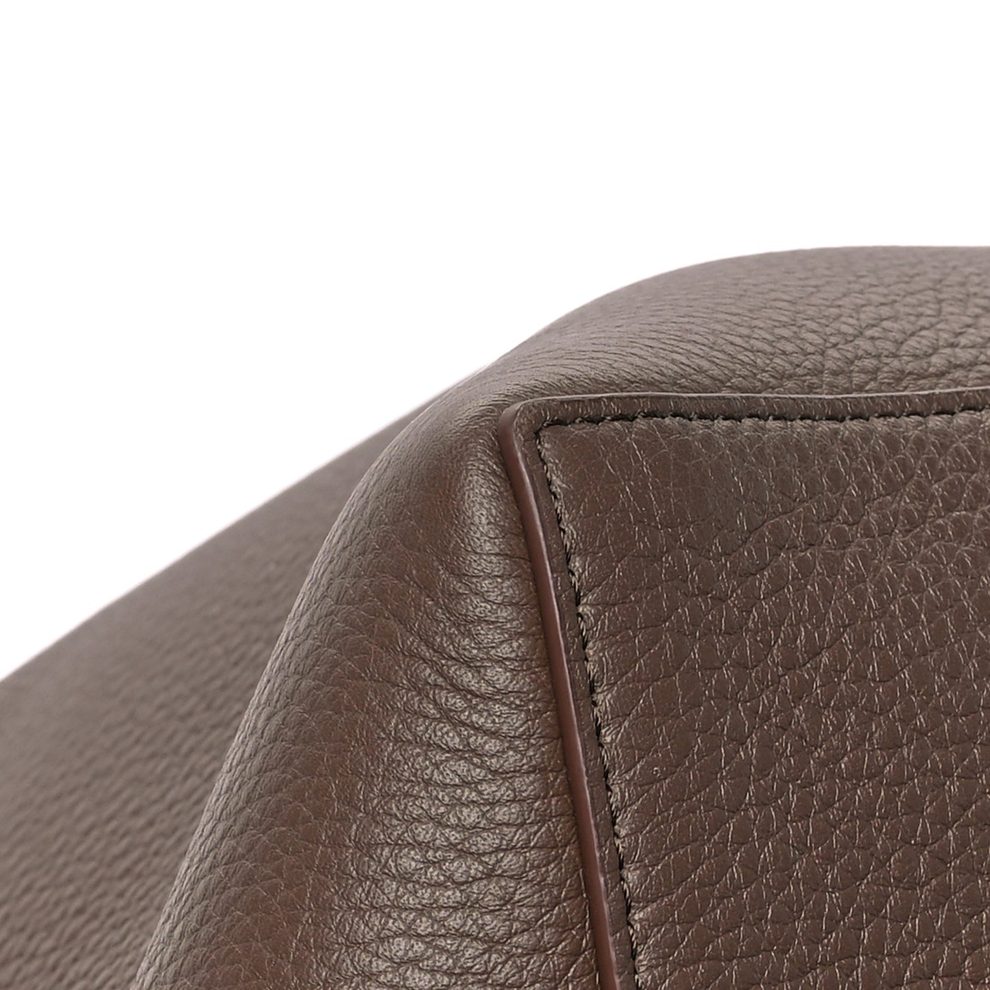 Grained Calfskin Park Tote XL Dark Taupe