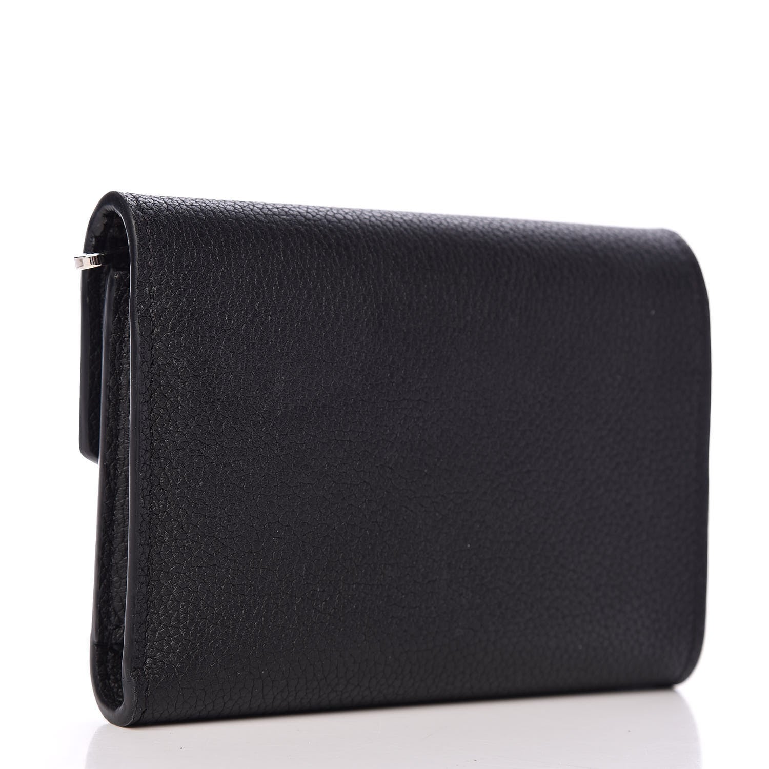 Louis Vuitton Soft Calfskin My Lockme Compact Wallet Black 3 of 7