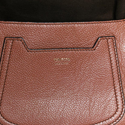 Tom Ford Pebbled Calfskin Mini Jennifer Crossbody Bag Caramel 6 of 9