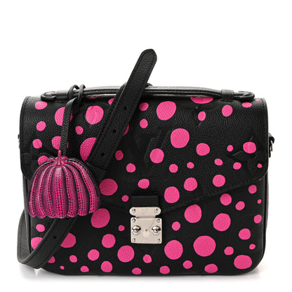 Louis Vuitton LV x YK Empreinte Monogram Giant Pochette Metis Black Fuchsia 1 of 9