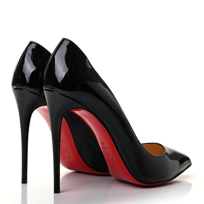 Christian Louboutin Patent Pigalle Follies 100 Pumps 40 Black 4 of 8
