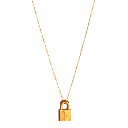 Hermes Swift Small O'Kelly Pendant Necklace Gold 1 of 5