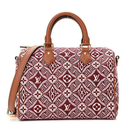 Louis Vuitton Jacquard Since 1854 Speedy Bandouliere 25 Bordeaux 1 of 10