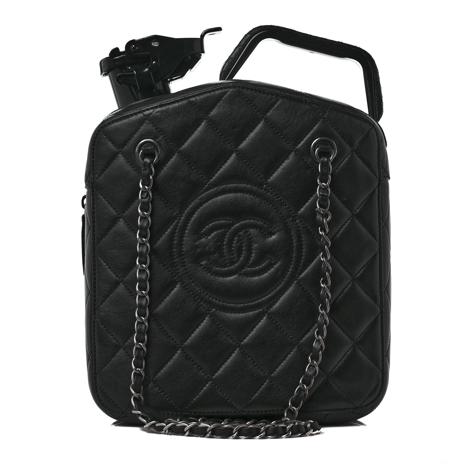 Chanel Lambskin Dubai by Night Gas Tank Bag Black 1 of 11