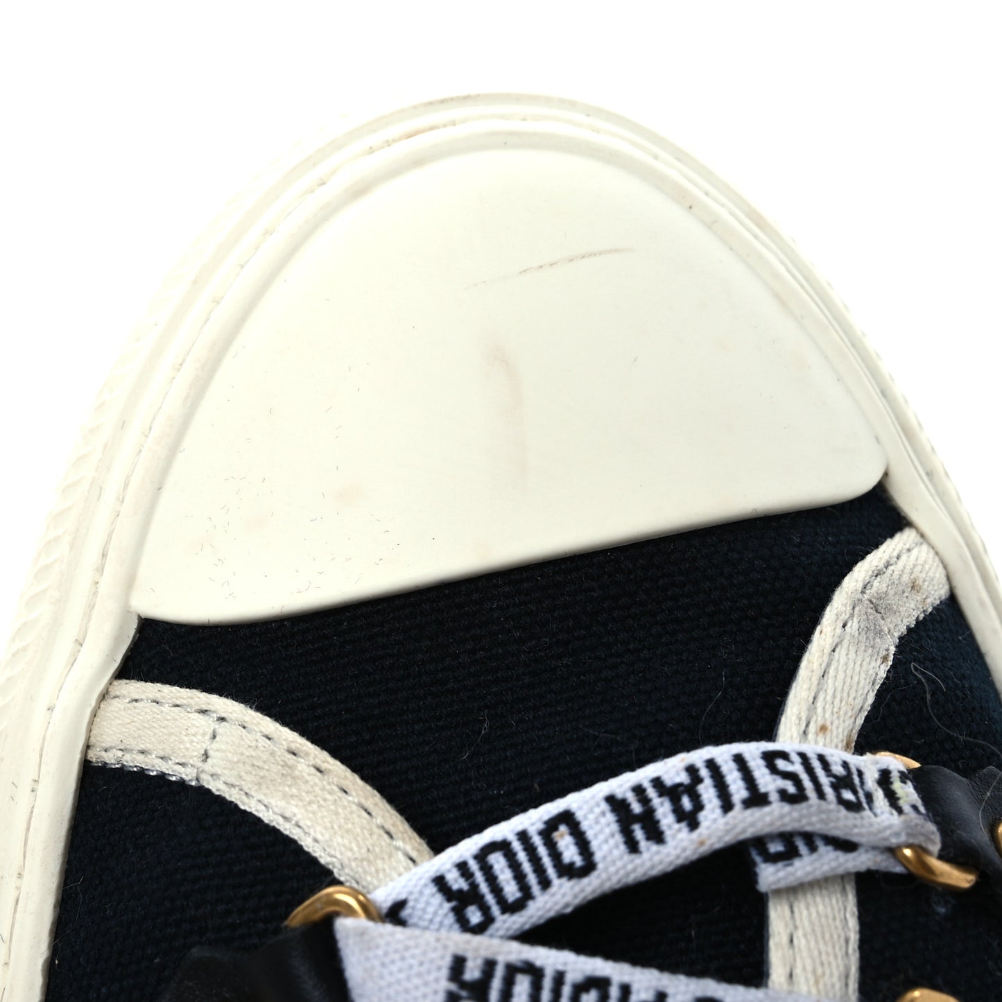 Canvas Womens Walk'n'Dior Low Top Sneakers 40 Navy