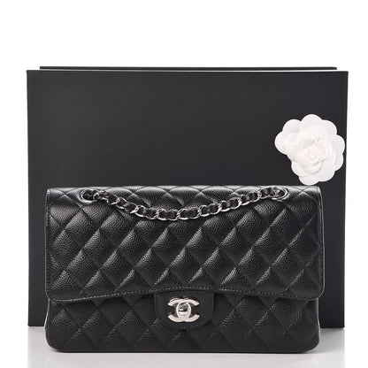 Chanel Caviar Quilted Medium Double Flap Black 9 of 9