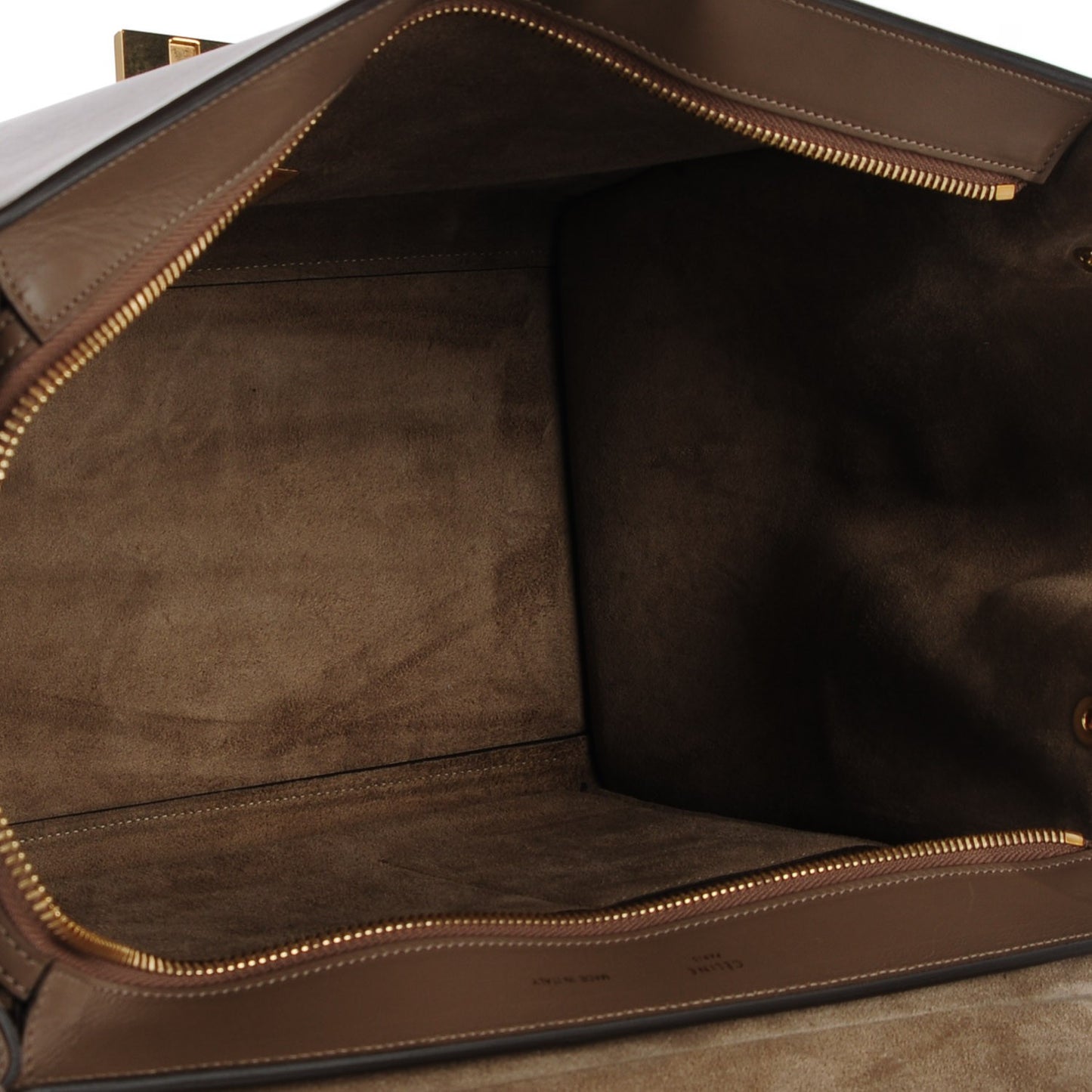 Smooth Calfskin Medium Trapeze Taupe