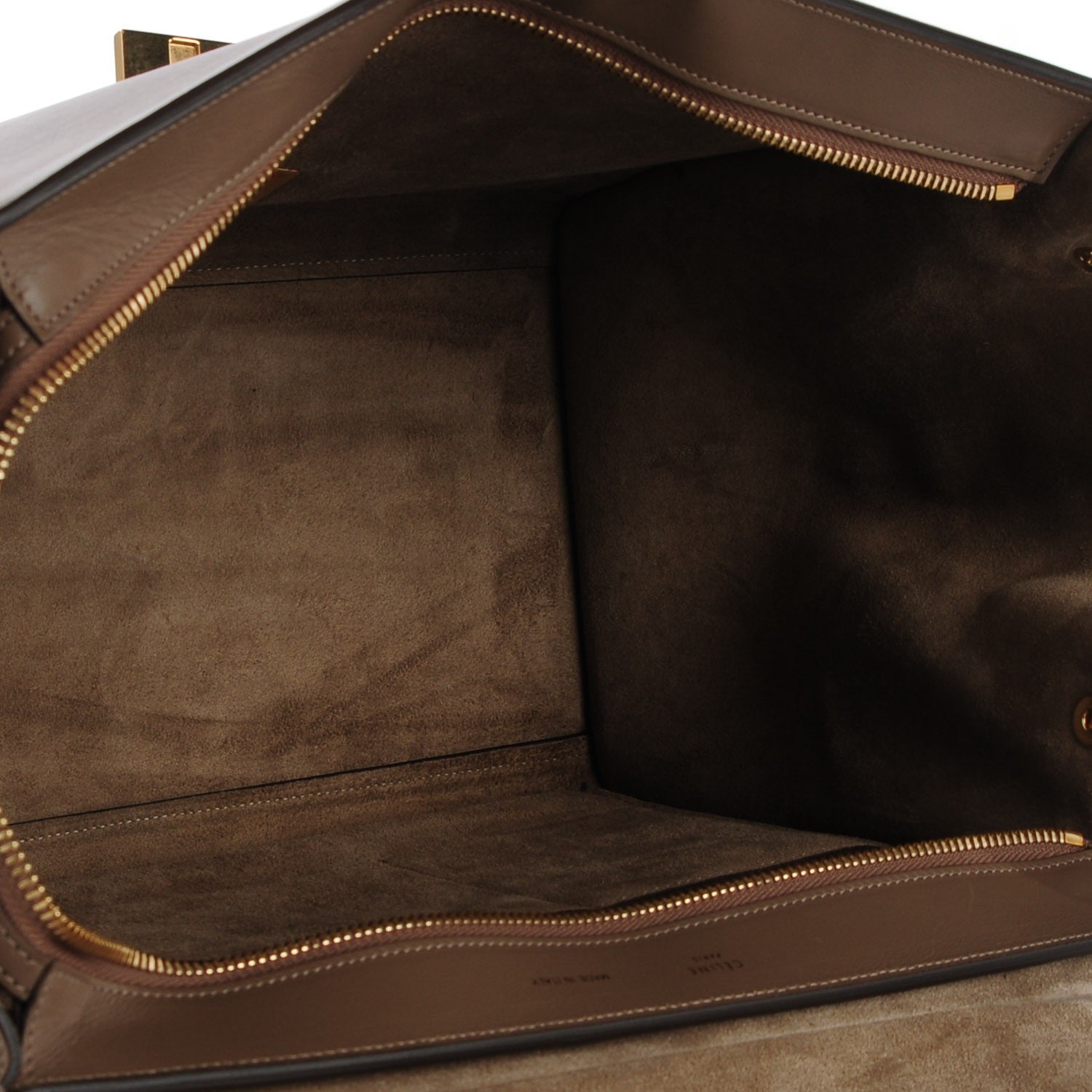 Celine Smooth Calfskin Medium Trapeze Taupe 5 of 8