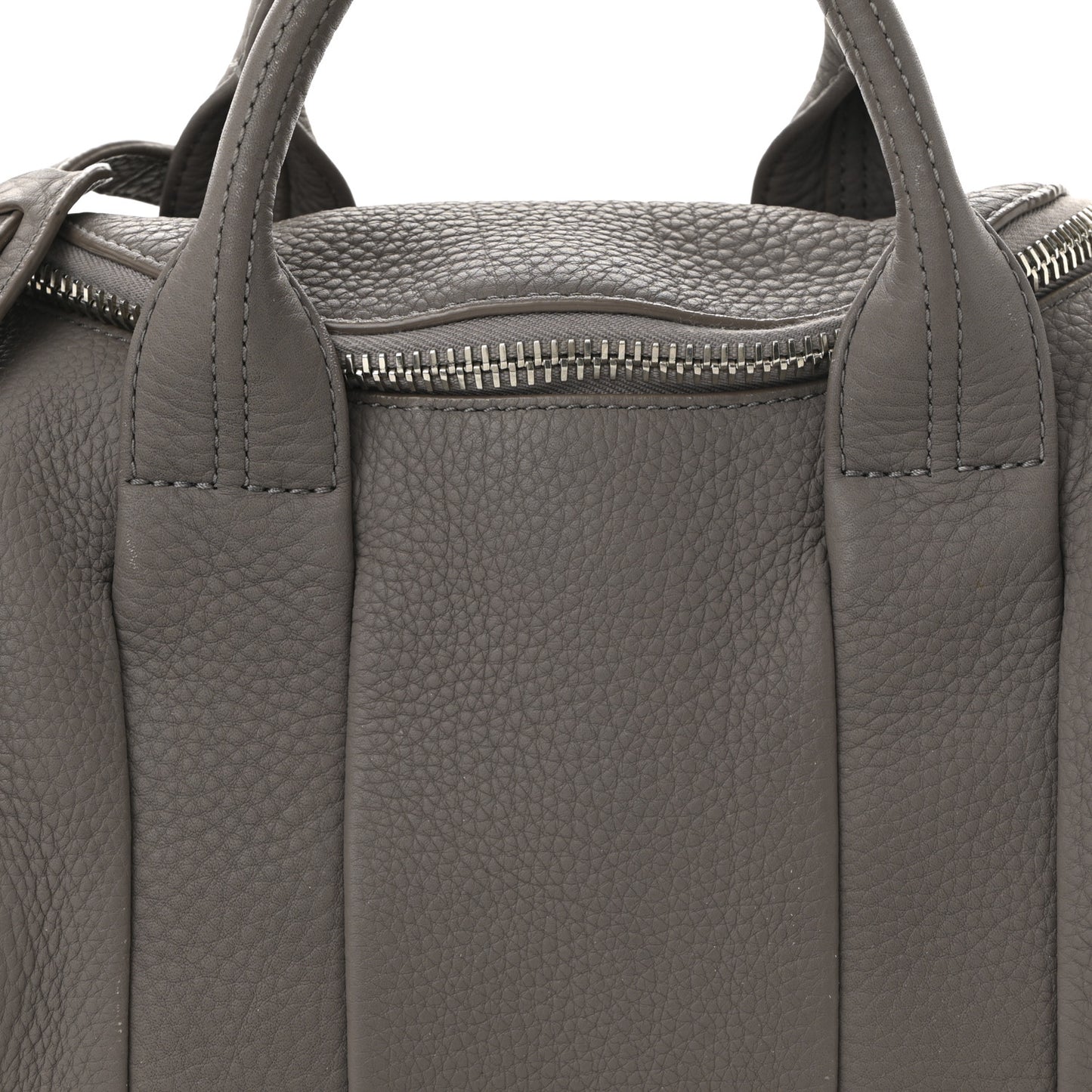 Pebbled Lambskin Rockie Oyster Silver Hardware