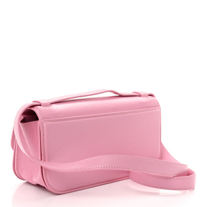 Balenciaga Calfskin Stripe Embossed Small Gossip Bag Candy Pink 3 of 9