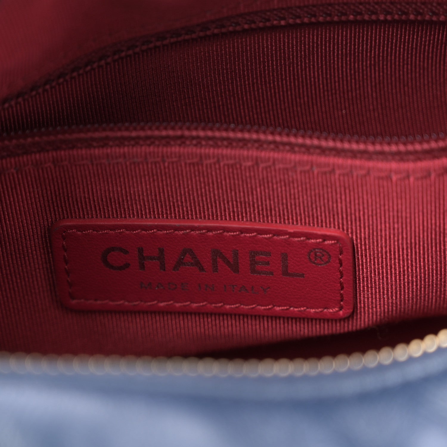 Chanel Aged Calfskin Quilted Small Gabrielle Hobo Navy Black 6 of 11