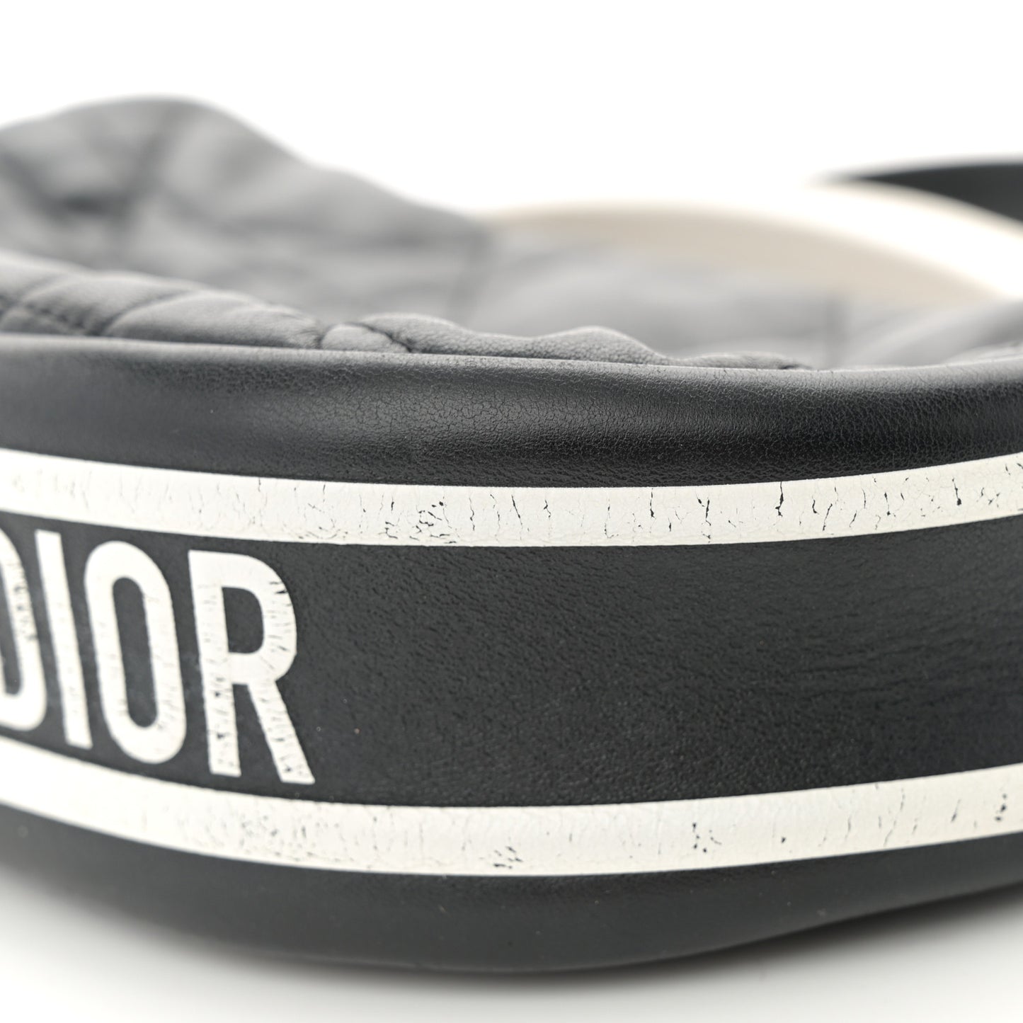 Lambskin Cannage Small Dior Vibe Hobo Bag Black