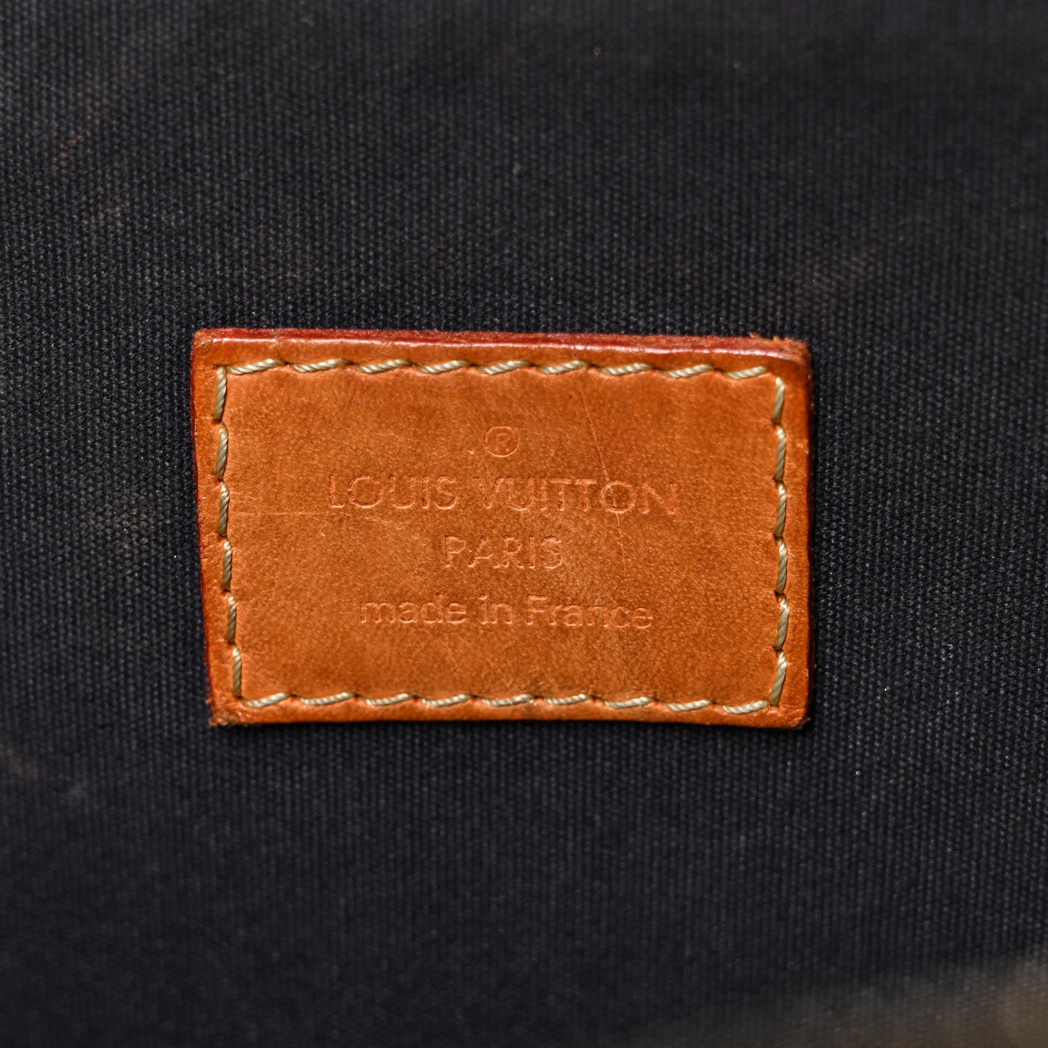 Louis Vuitton Vernis Alma GM Black 5 of 12
