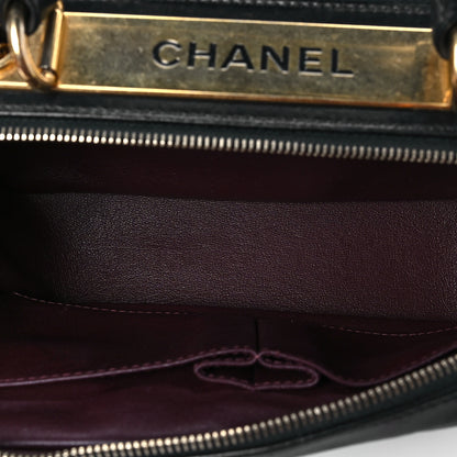 Chanel Lambskin Quilted Medium Trendy CC Bowling Bag Black 5 of 8