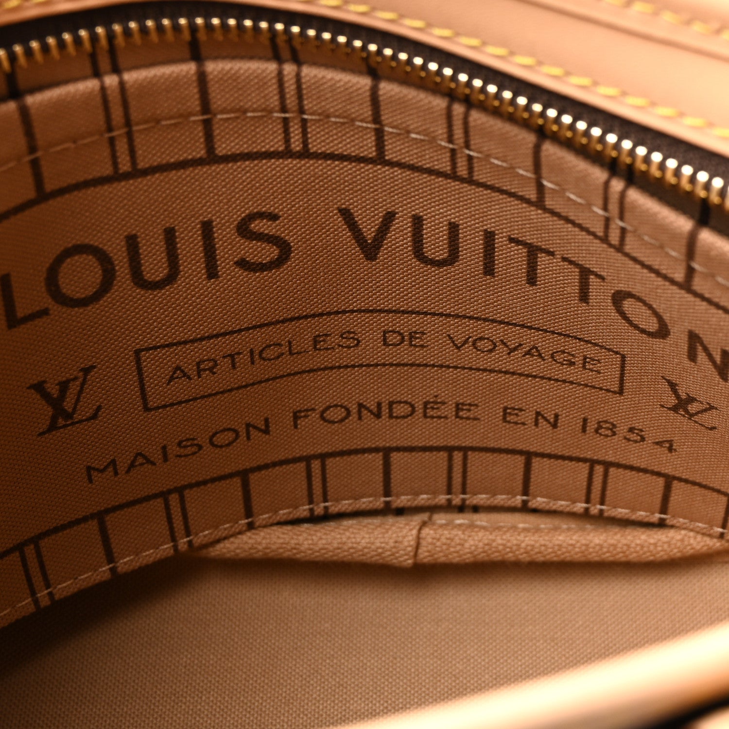 Louis Vuitton Monogram Neverfull BB Beige 6 of 9