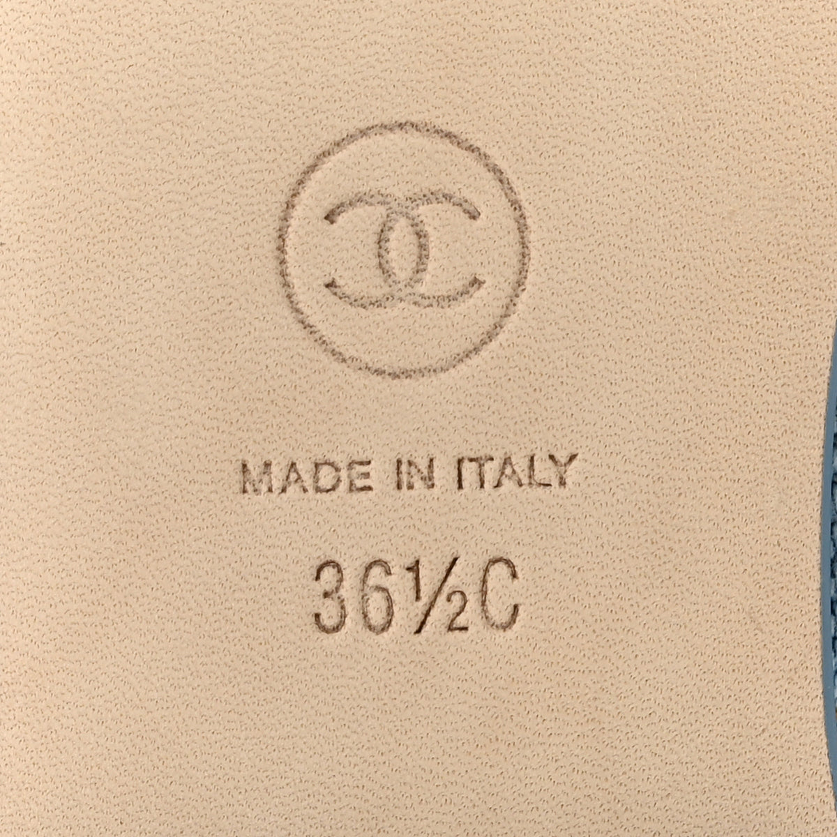 Chanel Denim Quilted Cap Toe CC Ballerina Flats 36.5 Light Blue 8 of 10
