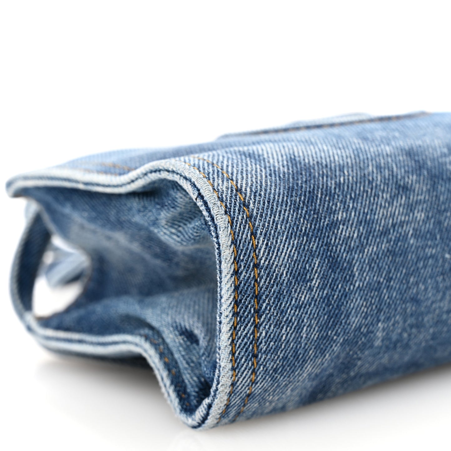 Denim Small Shopping Bag Blue