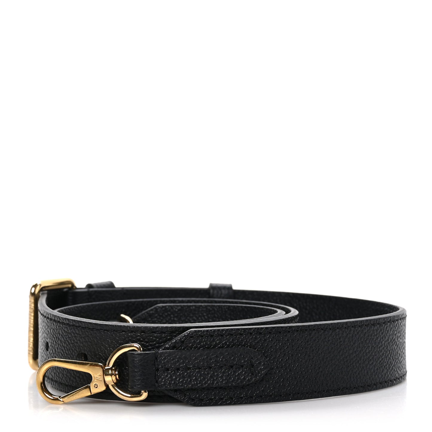 Calfskin Montaigne Shoulder Strap Black