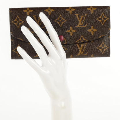 Louis Vuitton Monogram Emilie Wallet Fuchsia 2 of 8
