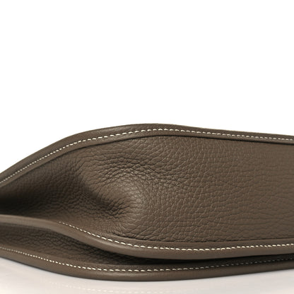 Hermes Taurillon Clemence Evelyne III PM Etoupe 8 of 10