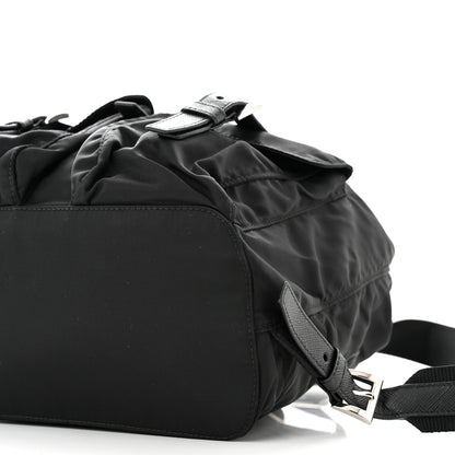 Prada Tessuto Nylon Saffiano Small Backpack Black 10 of 10