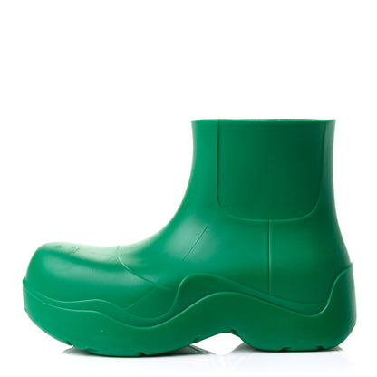 Bottega Veneta Rubber Puddle Ankle Boots 37 Grass 1 of 8