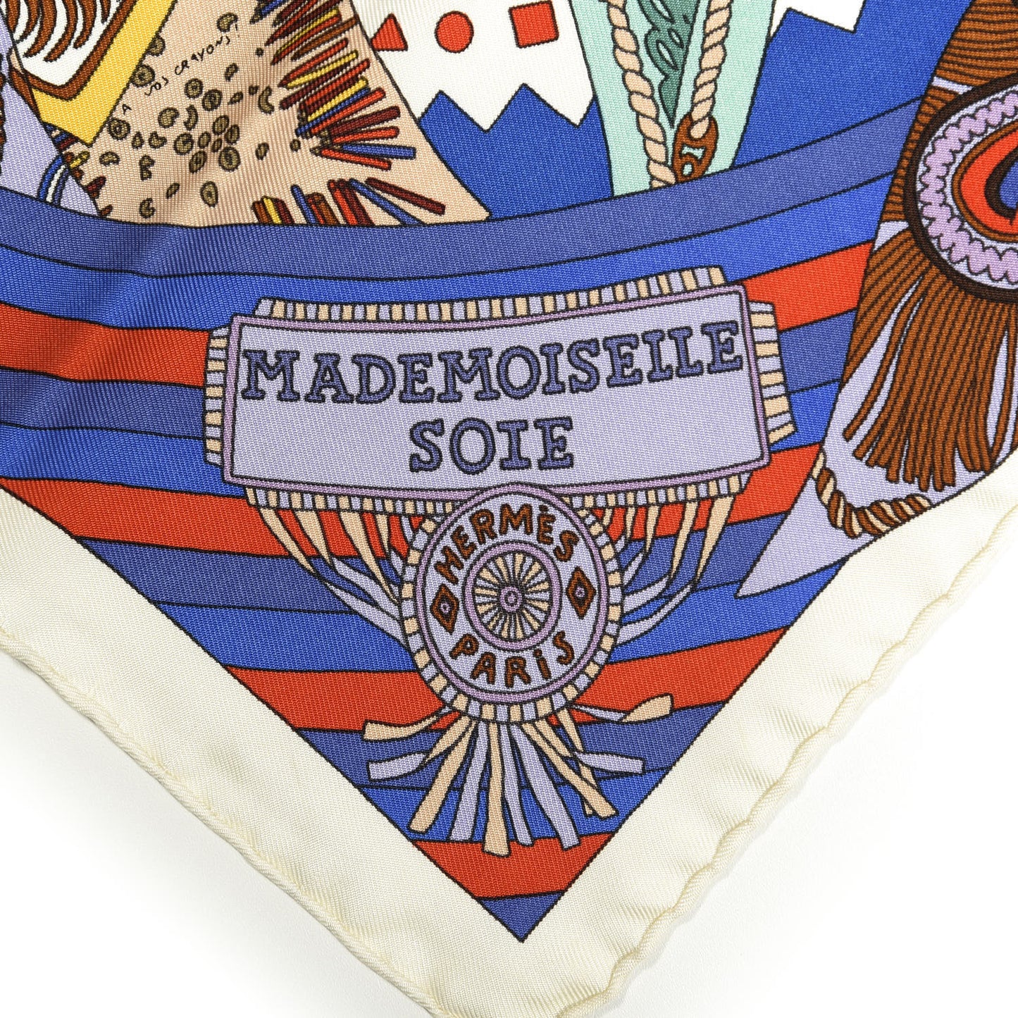 Silk Mademoiselle Soie Pocket Square Scarf