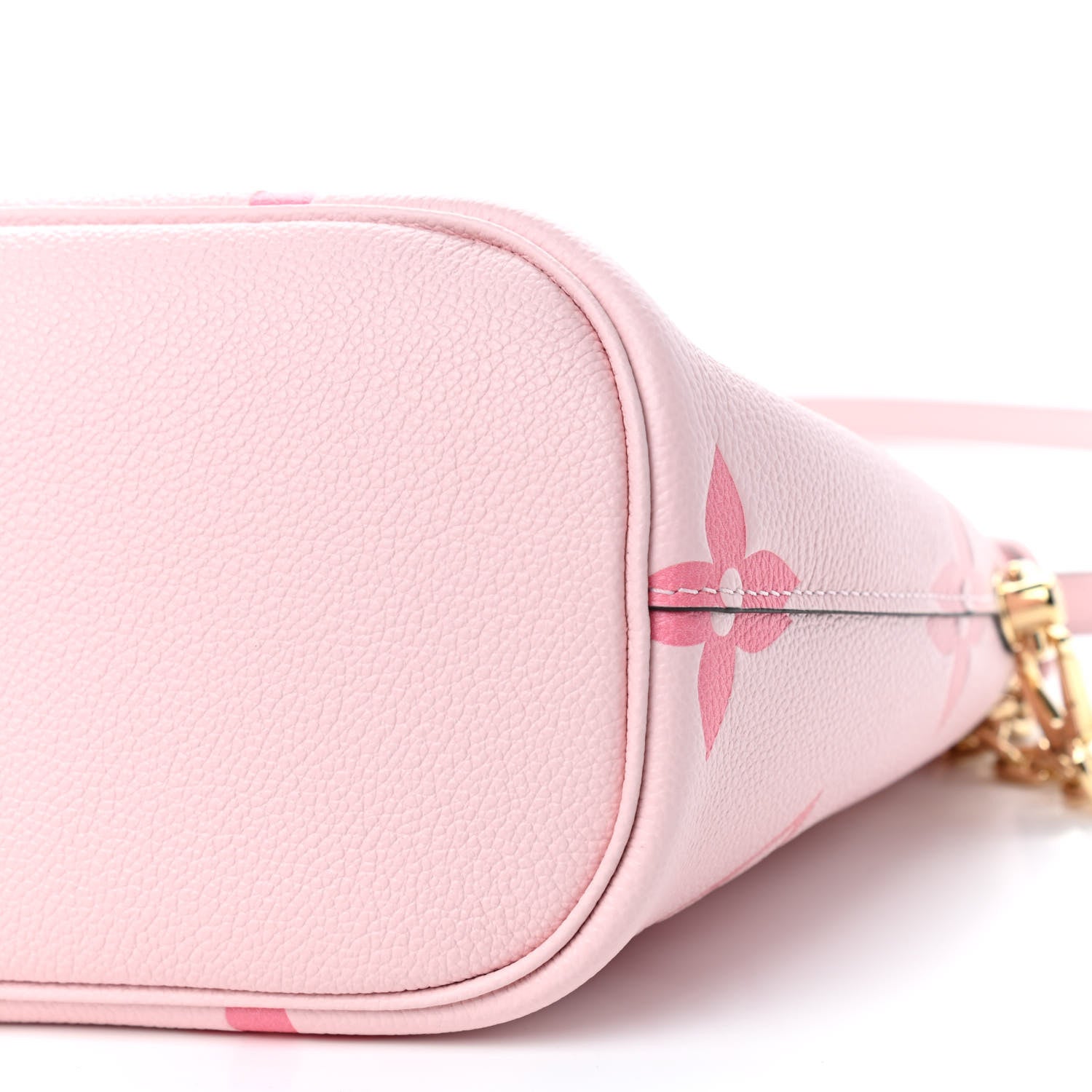 Louis Vuitton Empreinte Monogram Giant By The Pool Marshmallow Hobo PM Bouton De Rose 8 of 10