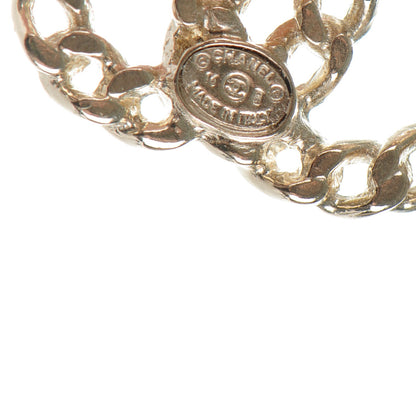 Chanel CC Chain Link Earrings Light Gold 6 of 6